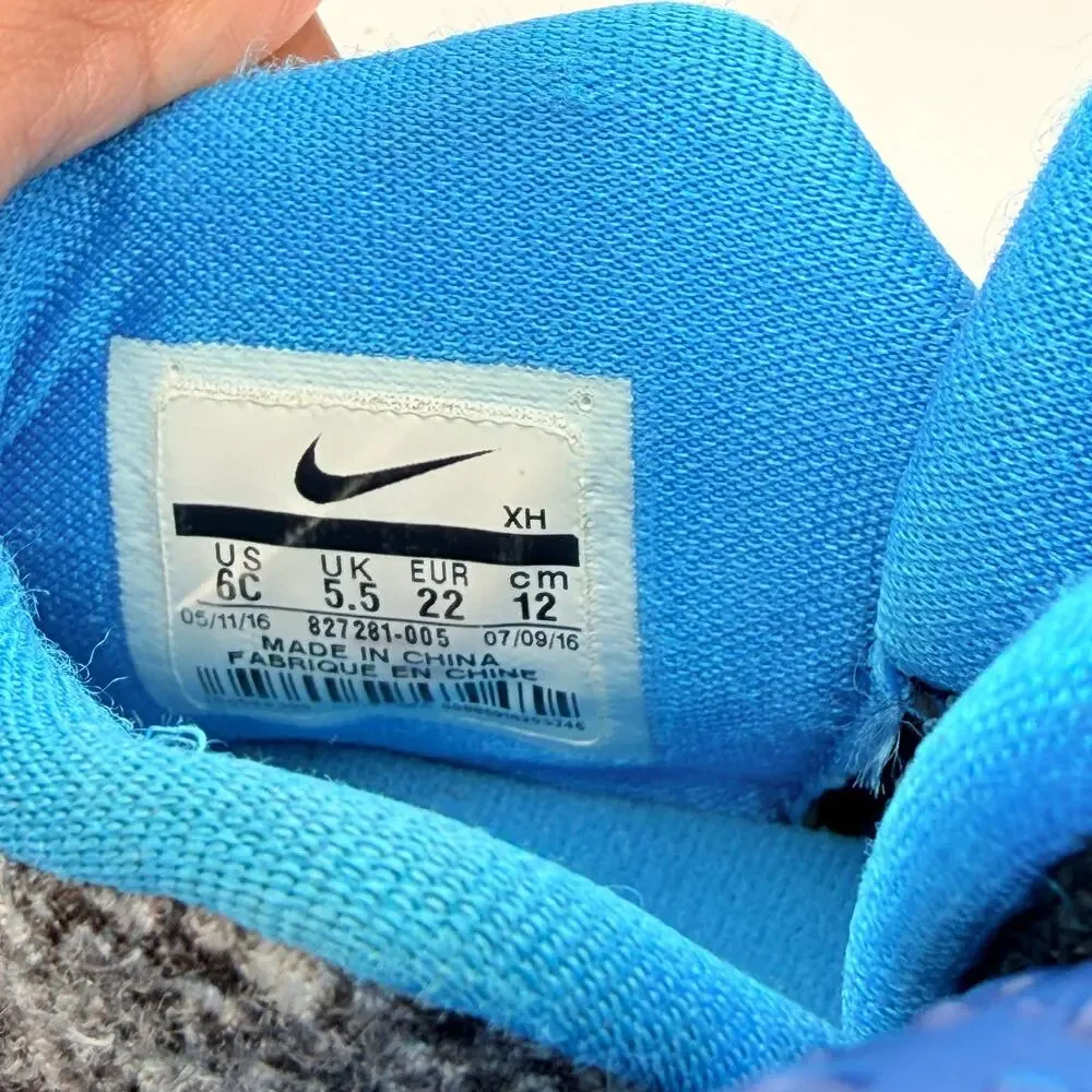 Nike Kyrie 2 Wet Water Drops Toddler Shoes Size 6C Black Blue 827281-005
